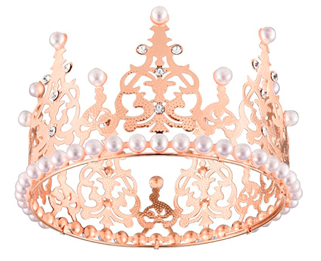 Rose gold crown