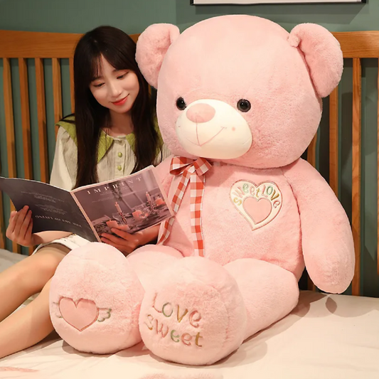 BIG TEDDY BEAR PINK SWEET LOVE