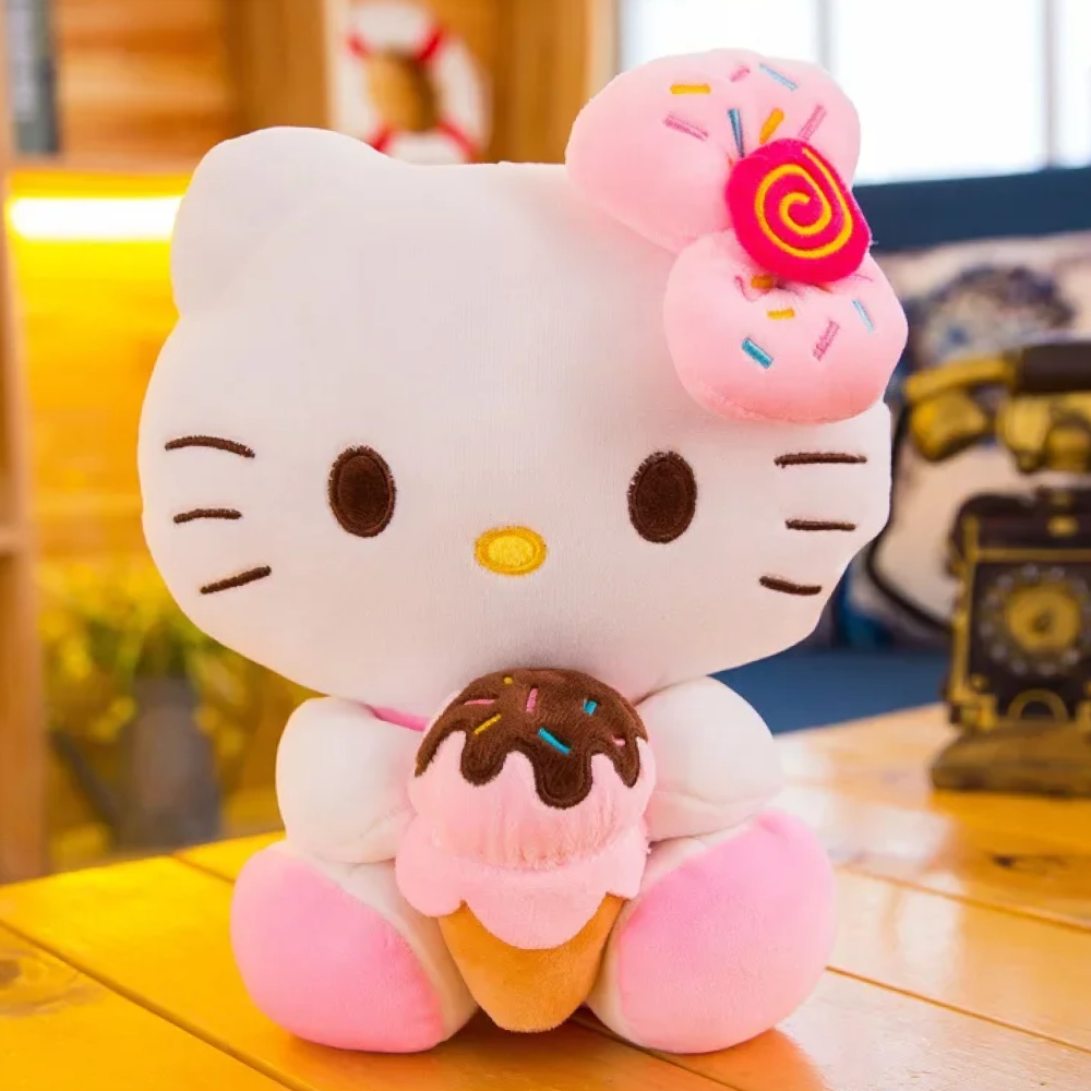 Hello kitty ice cream 17.7in / 45cm