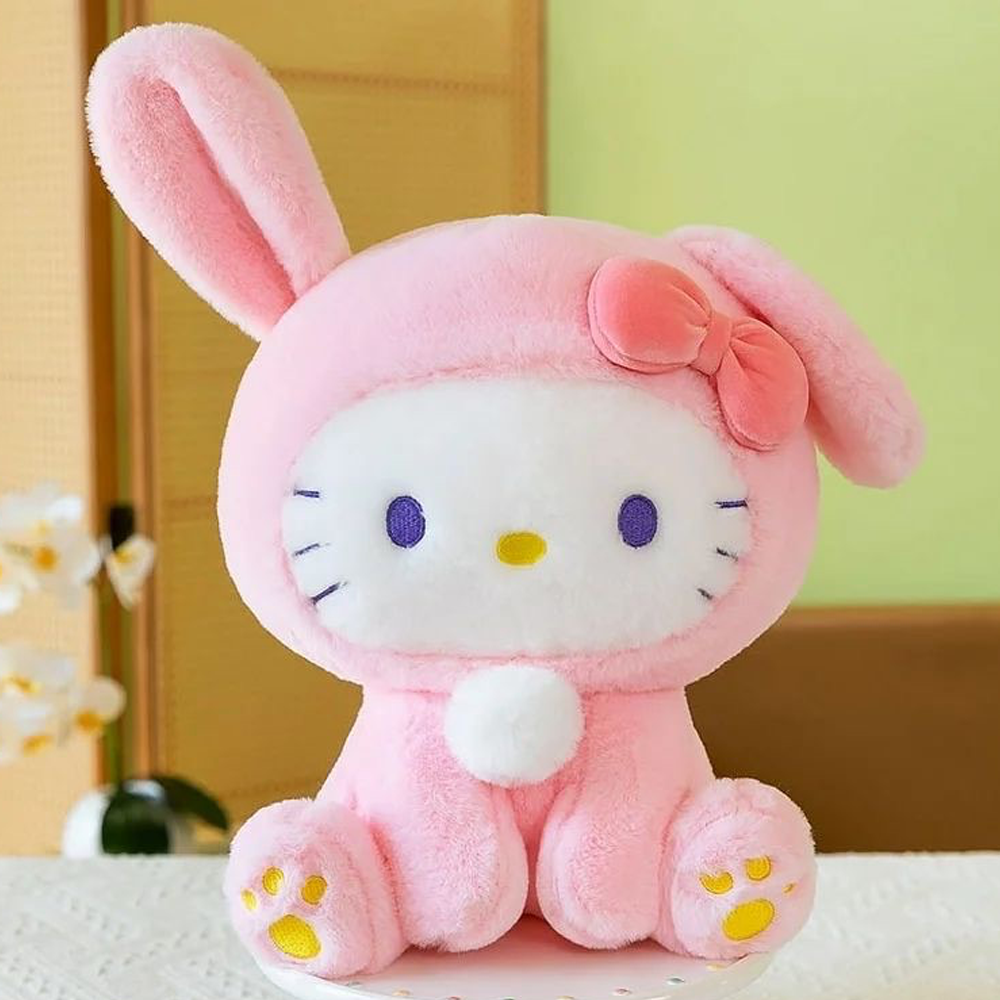 HELLO KITTY PINK SITTING RABBIT