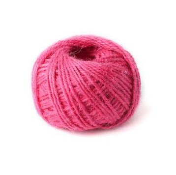 Rose red roll jute