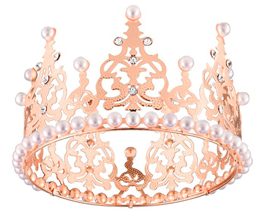Rose gold crown