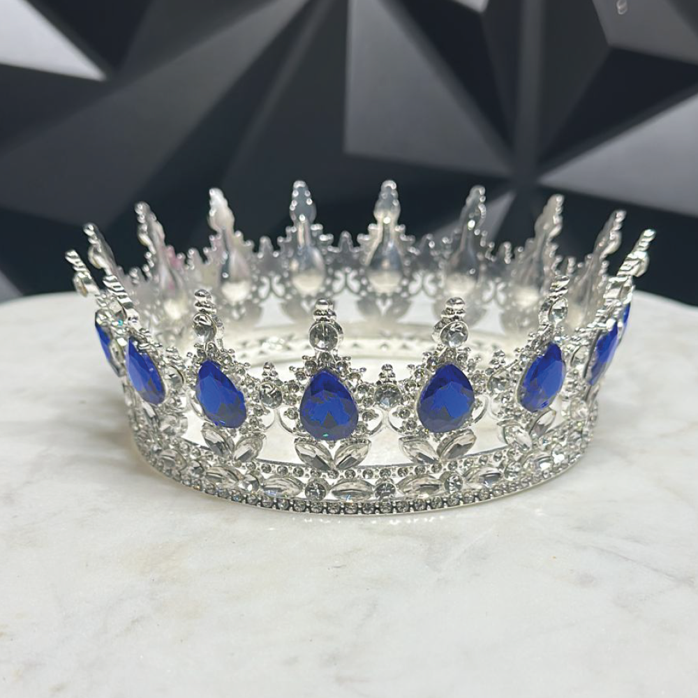 Blue and Silver crown
