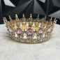 Pink and gold crown