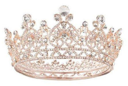 Rose gold crown