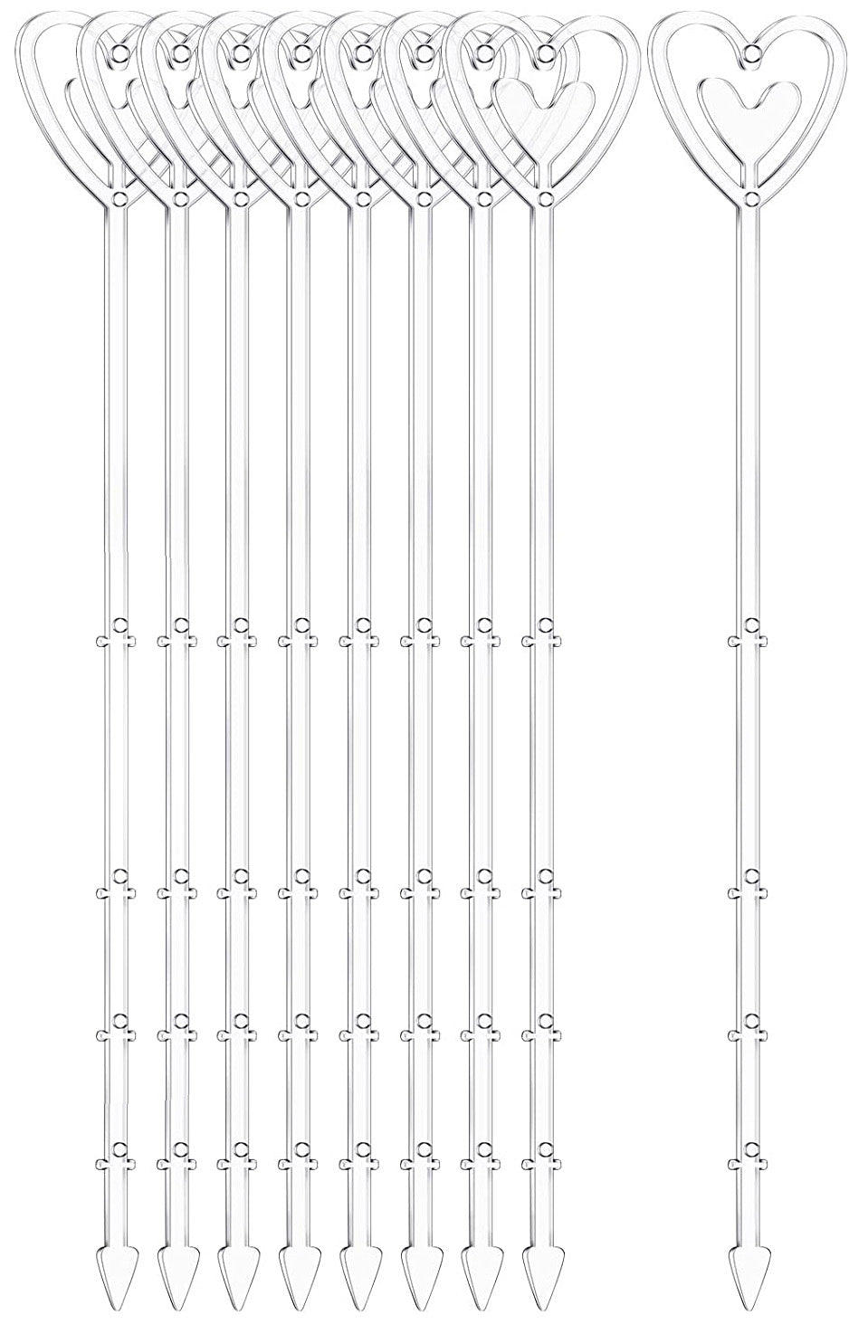 Plastic Holder HEART SHAPE