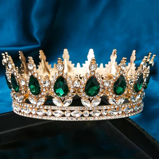 Gold & green Crown