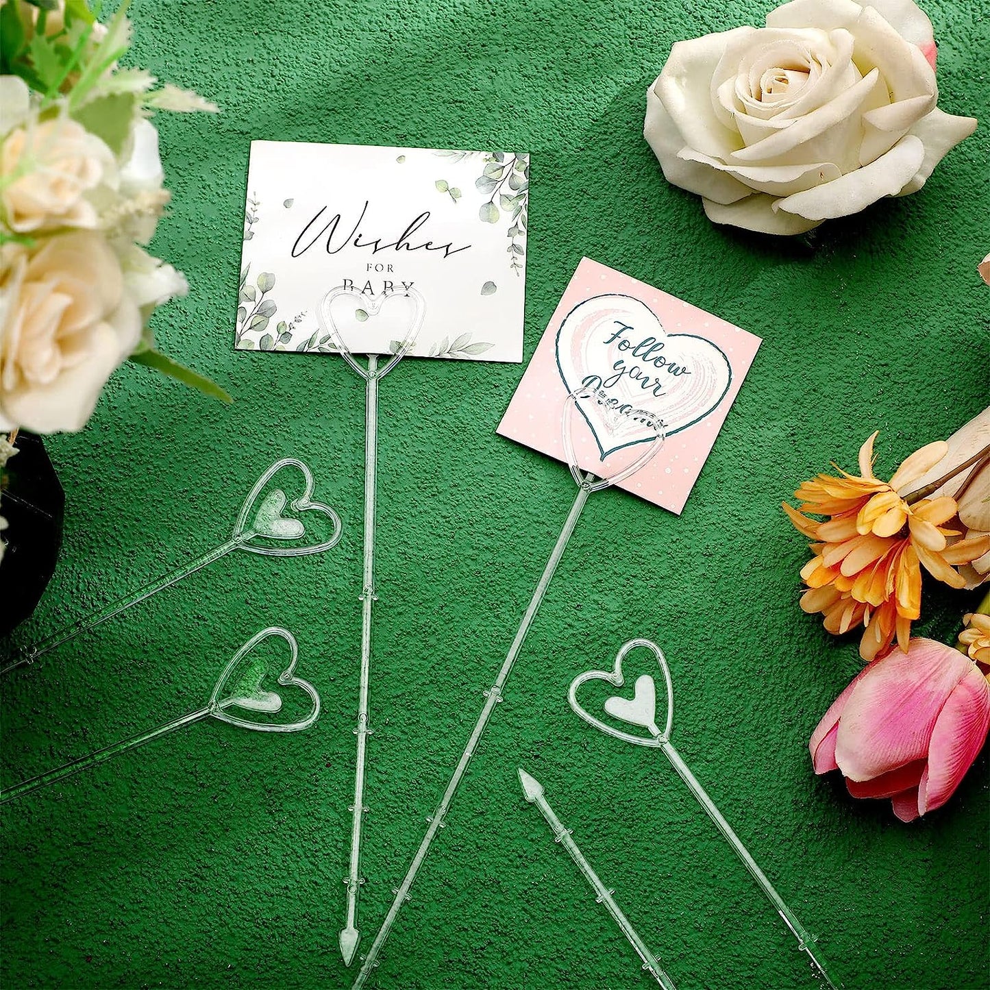 Plastic Holder HEART SHAPE