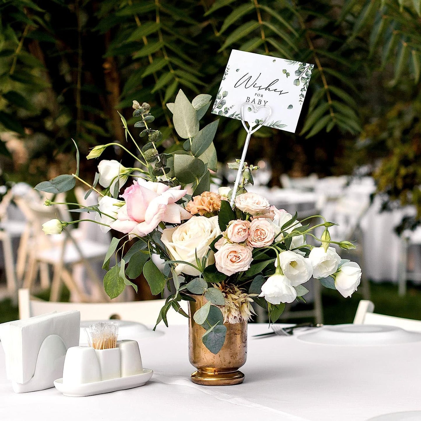 Plastic Holder HEART SHAPE