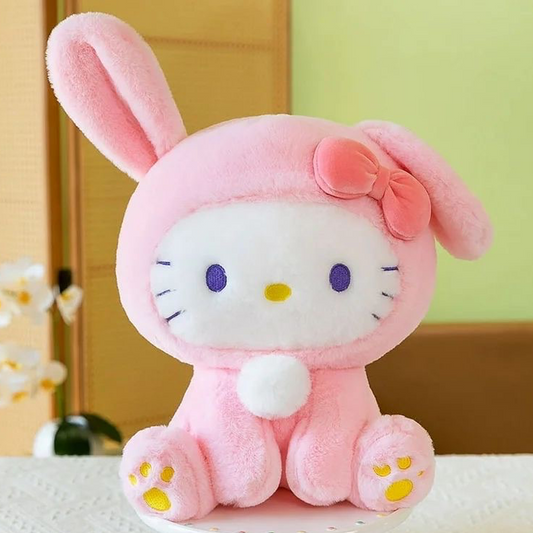 HELLO KITTY PINK SITTING RABBIT
