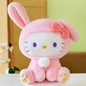 HELLO KITTY PINK SITTING RABBIT