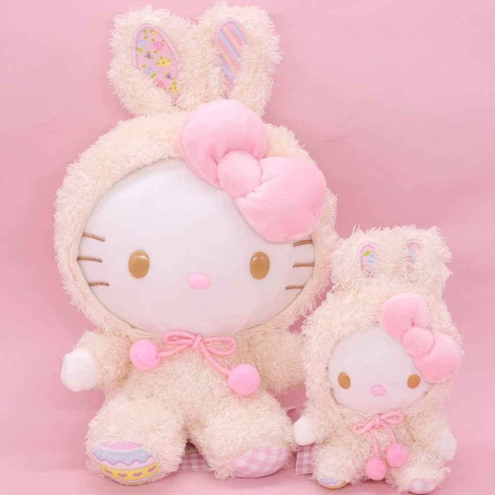 SMALL AND MEDIUM HELLO KITTY RABBIT BEIGE